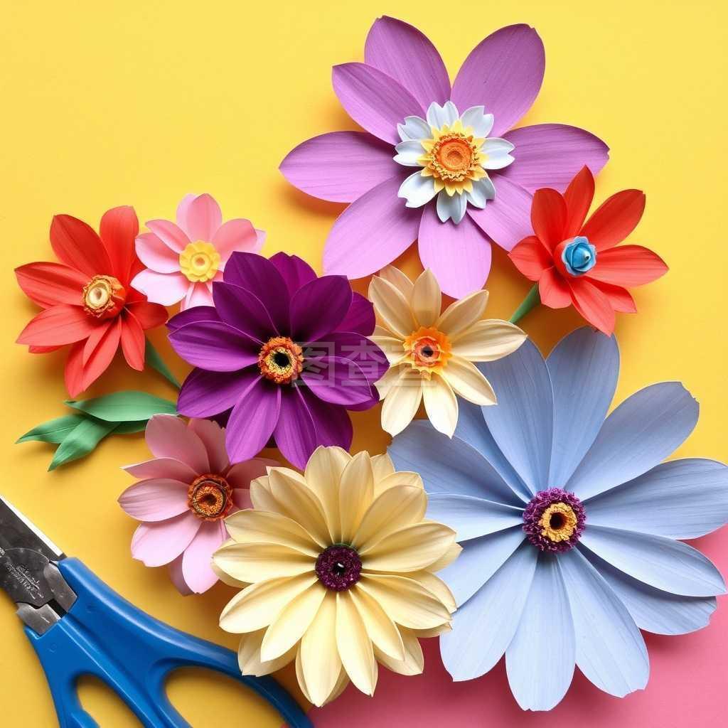 手工紙花制作 紙制品與工具之美